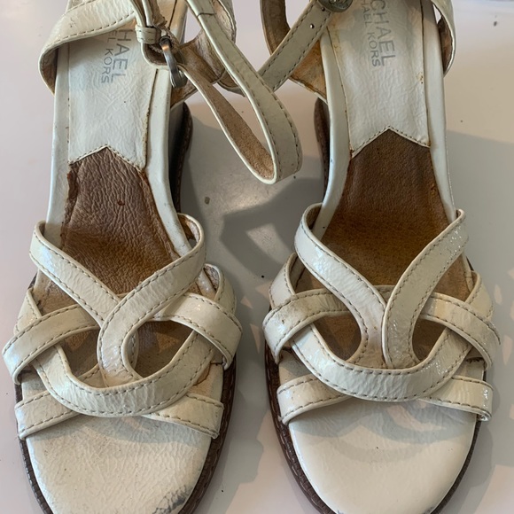 Michael Kors wedge sandal. Worn but still nice! - Picture 2 of 3